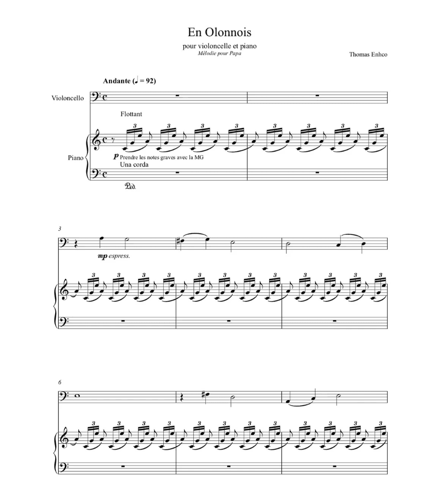 Sheet music